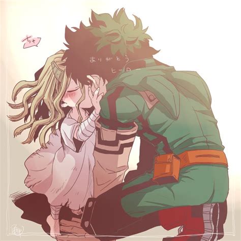 Eri can feel Mirios exhale of relief against her chest as the crowd loses it. . Deku x eri ao3